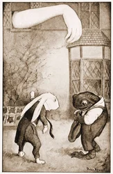 "Wat is dat in het raam?", illustratie voor Lewis Carroll